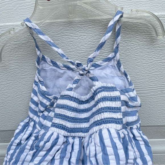 Old Navy 18-24 dress blue and white stripe - Picture 2 of 5
